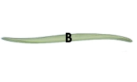 Modellierstab Form B, ca. 20 cm